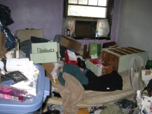 Hoarding cleanup of a Philadelphia home