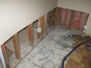Mold damage remediation in Cherry Hill, NJ home after long-term water damage