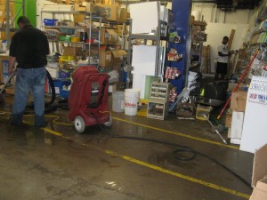 Water damage restoration at the ReStore