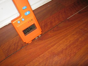 wood floor water damage