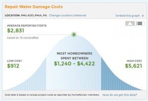 cost of water damage