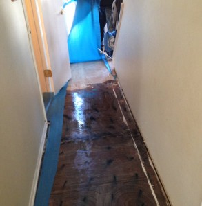 flooded hallway, Cherry Hill, NJ