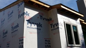 home wrap seals moisture into walls