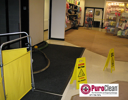 emergency water damage restoration for commercial properties