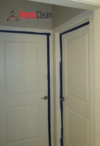 Cherry Hill, NJ: sealing the interior doors to prevent garage mold from contaminating the house